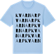 Blue Soul t-shirt med Kvarnarp ordlek t-shirt
