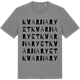 Mid Heather Gray t-shirt med Kvarnaryet ordlek t-shirt