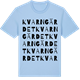 Blue Soul t-shirt med Kvarngärdet ordlek t-shirt