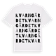 Kvarngärdet ordlek t-shirt