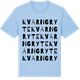 Blue Soul t-shirt med Kvarngryte ordlek t-shirt