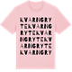 Pink Cotton t-shirt med Kvarngryte ordlek t-shirt