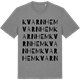 Mid Heather Gray t-shirt med Kvarnhem ordlek t-shirt