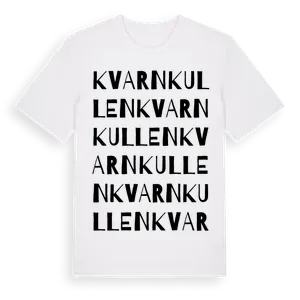 Kvarnkullen ordlek t-shirt – ekologisk bomull t-shirt från Pinshirt