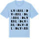 Blue Soul t-shirt med Kvarnlid ordlek t-shirt