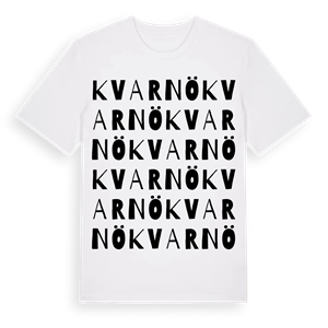 Kvarnö ordlek t-shirt – ekologisk bomull t-shirt från Pinshirt