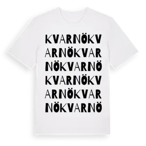 Kvarnö ordlek t-shirt – ekologisk bomull t-shirt från Pinshirt