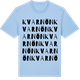 Blue Soul t-shirt med Kvarnön ordlek t-shirt