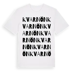 Kvarnön ordlek t-shirt – ekologisk bomull t-shirt från Pinshirt