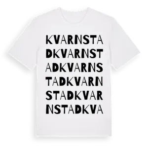 Kvarnstad ordlek t-shirt – ekologisk bomull t-shirt från Pinshirt