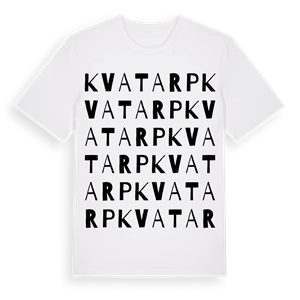 Kvatarp ordlek t-shirt – ekologisk bomull t-shirt från Pinshirt