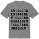 Mid Heather Gray t-shirt med Kvickkärrsudden ordlek t-shirt