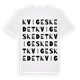 Kvigeskedet ordlek t-shirt
