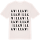 Vintage White t-shirt med Kvill ordlek t-shirt