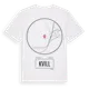 White t-shirt med Kvill t-shirt