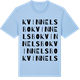 Blue Soul t-shirt med Kvinnelsbo ordlek t-shirt