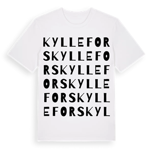 Kyllefors ordlek t-shirt – ekologisk bomull t-shirt från Pinshirt