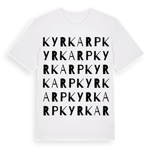 Kyrkarp ordlek t-shirt – ekologisk bomull t-shirt från Pinshirt