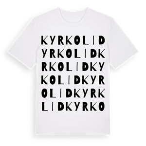 Kyrkolid ordlek t-shirt – ekologisk bomull t-shirt från Pinshirt