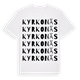 Kyrkonäs ordlek t-shirt