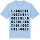 Blue Soul t-shirt med Laggebo ordlek t-shirt