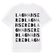 Lagmansered ordlek t-shirt