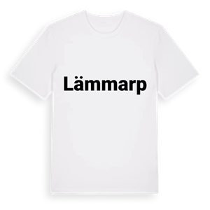 Lämmarp fetstil t-shirt – ekologisk bomull t-shirt från Pinshirt