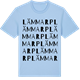 Blue Soul t-shirt med Lämmarp ordlek t-shirt
