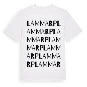 Lammarp ordlek t-shirt – ekologisk bomull t-shirt från Pinshirt