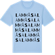 Blue Soul t-shirt med Lammåsa ordlek t-shirt
