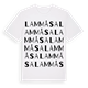 Lammåsa ordlek t-shirt