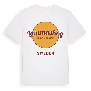 Lammaskog cirkel t-shirt – ekologisk bomull t-shirt från Pinshirt