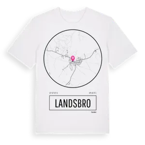 Landsbro t-shirt – ekologisk bomull t-shirt från Pinshirt