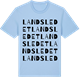 Blue Soul t-shirt med Landsledet ordlek t-shirt