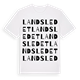 Landsledet ordlek t-shirt