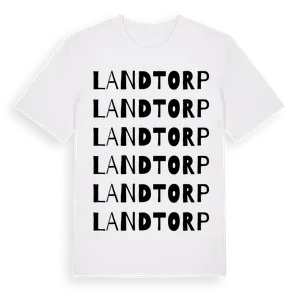 Landtorp ordlek t-shirt – ekologisk bomull t-shirt från Pinshirt