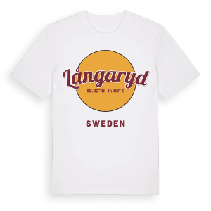 Långaryd cirkel t-shirt – ekologisk bomull t-shirt från Pinshirt