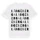 Långeberga ordlek t-shirt