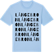 Blue Soul t-shirt med Långebron ordlek t-shirt
