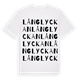 Långlyckan ordlek t-shirt