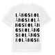 Långsbo ordlek t-shirt