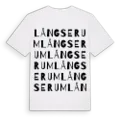 Långserum ordlek t-shirt