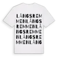 Långsremmen ordlek t-shirt