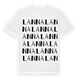 Lanna ordlek t-shirt