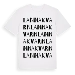 Lanna Kvarn ordlek t-shirt – ekologisk bomull t-shirt från Pinshirt