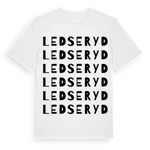 Ledseryd ordlek t-shirt – ekologisk bomull t-shirt från Pinshirt