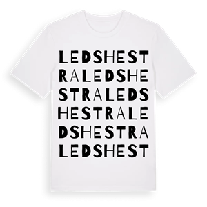 Ledshestra ordlek t-shirt – ekologisk bomull t-shirt från Pinshirt