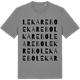 Mid Heather Gray t-shirt med Lekarebo ordlek t-shirt