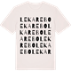 Vintage White t-shirt med Lekarebo ordlek t-shirt