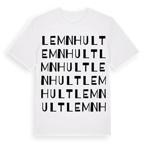 Lemnhult ordlek t-shirt – ekologisk bomull t-shirt från Pinshirt